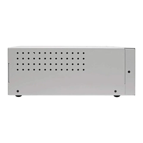 Side view of Hospital-Grade Isolation Transformer Dual Voltage 115-230V 1800W With 8 IEC C13 Outlets Workhorse Power Hub For Sensitive Medical Gear Medical Facility Ready 50 60 Hz Safe Isolation