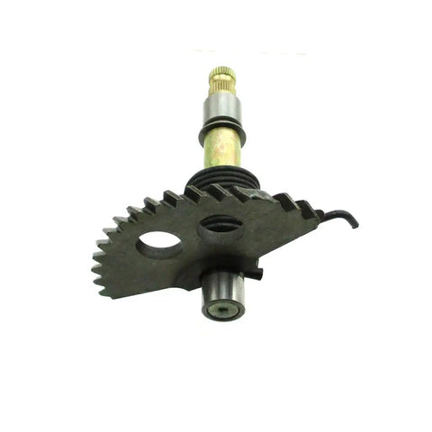 Kick Start Shaft Gear Spindle for GY6 125cc 150cc Chinese Moped Scooter 4 Stroke Engines with bushing and return spring