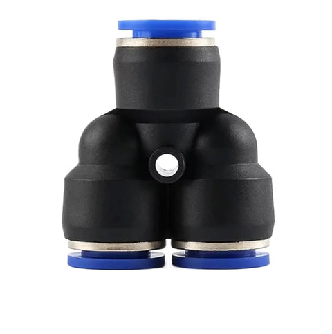 Super Cool 6mm Push Fit Pneumatic Hose Connector Kit With 24 Pieces For Easy Air Line Quick Release And Perfect Precision Fitting Use In Tight Spaces, black push fit tee
