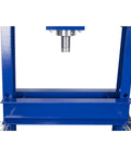 Front view of 12 Ton Shop Press For Garages, DIYers, And Repair Shops With Fast Pump, 6.9 Inch Stroke, Heavy Duty H Frame