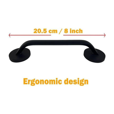 Sleek Aluminum Fridge Door Handle With Self Adhesive Mount No Drill Needed For Easy Kitchen Appliance Upgrade And Rental Friendly Installation, 8 inch ergonomic design