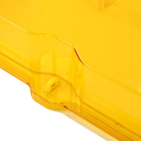 Close-up of yellow engineering plastic cover of Lockout Tagout Kit With Visual Management And Durable Padlocks For Factory Safety Supplies