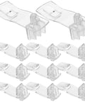 Beefy Heavy Duty Shelf Pegs 50 Pack L Shaped Cabinet Shelf Support Clips For Wood Shelving Kitchen And Bathroom Durable Plastic Pegs
