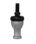 Heavy Duty Straight Ball Joint With M10x1.5 Right Hand Thread for smooth motion, made of zinc alloy and steel.