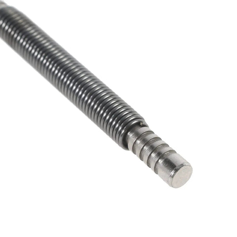 2 Pack Nail Setter Kit For Tight Spaces On Hard Metal Surfaces Door Hinge Pin Tool With Spring For Home And Pro Use CNC Machined Carbon Steel Oxide Finish Heavy Duty Marking For Precise Drilling close-up of spring-loaded carbon steel tip