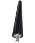 Hydra Fitness Exchange Treadmill Rear Idler Take-Up Roller For Smooth Belt Tension & Easy Install Compatible With K140043-Z3 Model F80 F85 S77 close-up view of black roller with steel spindle.