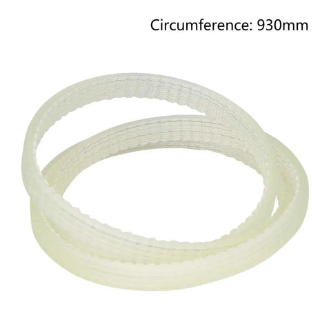 930 Mm Mini Lathe Belt For Power Lathes, Quick Swap Replacement, 3 Concave 4 Convex PJ Pattern, Durable Polyurethane Drive Belt