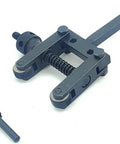 Pro Grade Spring Loaded Clamp Type Knurling Tool For Lathes With Two Inch Capacity Adjustable Knurling Tool Includes Four Spare Knurls