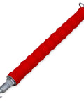 QLT Pull Tie Wire Twister for Concrete and Rebar Tying, 12-inch length with red rubber grip handle for secure one-pull twists