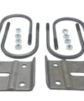 Trailer Axle Bolt Kit for 9K 10K GD Axles Five Eighths Inch U Bolt by Nine Inches Fits Two Point Five Inch Springs Heavy Duty Trailer Connection Reduces Wobble and Movement During Transport Truck Ready, steel hardware set