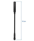 31.1cm High Gain Ham Radio Antenna Gooseneck Pro 3.5 dBi VHF UHF 136 174 400 520 MHz For BaoFeng UV-5R UV-82 BF-F8HP BF-F8