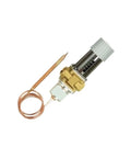 Built Tough One Half Inch Thermostatic Water Valve For Hvac Knockout Temperature Control Plug And Play Coolant Regulator No Sweat with copper sensor.
