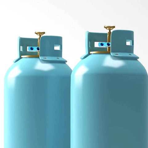 Sky blue aluminum pneumatic manifold and tanks, two way five port aluminum pneumatic manifold block splitter inline fittings easy install