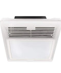 Super Quiet 90 CFM Bathroom Exhaust Fan With Built In LED Light, Ceiling Mounted Vent With White Grill, 1 Sone Noise Level