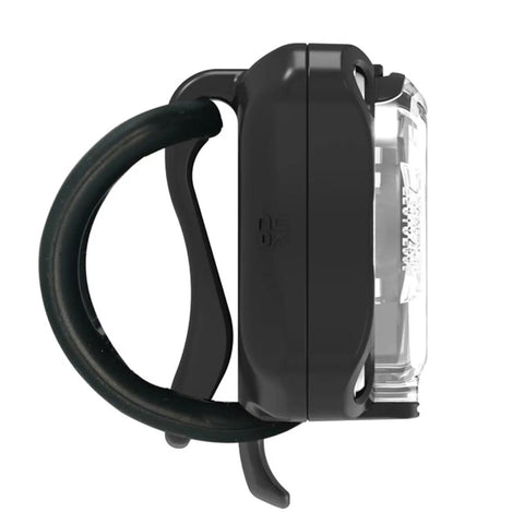 Zecto Drive Front Bike Light Up To 250 Lumens USB Rechargeable IPX7 Waterproof For Night Rides With Solid And Flash Modes USB C Charging Silicone Rubber Mounting Strap Included Black