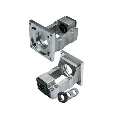 Straight Up Industrial Grade Cast Aluminum C7 Ball Screw Support Bearing Block Fits HM12 To HM15 Linear Guide Shafts For CNC Machines And Weekend Warriors Getting Real Work Done