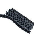 5Pcs Conductive Rubber Contact Pad Set For DGX Series And PSR Keyboards, 61 Keys Compatibility, rubber strips on white background
