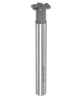 Heavy Duty T Slot Milling Cutter With 20mm Cutting Diameter And 3mm Depth, 12mm Shank, Tungsten Carbide Tip, shown vertically