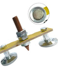Heavy Duty Welding Ground Clamp With N35 Double Magnet Head delivers insane 30kg suction power for stable grip on metal.