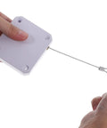 Punch Free Door Closer For Home And Office Auto Close Self Closing Sliding Door Closer With 500g Tension ABS Steel Cable Length 1.2m