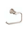 Sleek Joleena Wall Mount Toilet Paper Holder In Brushed Nickel, 7.25 Inches Wide, Transitional Style For Modern Bathrooms, Easy Access