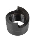 Optimized Knockout Punch Set For Ten Gauge Mild Steel With Three Quarters Inch Die Makes Wrenching A Breeze, black finish die