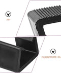 Close-up of Eight Pack Outdoor Wicker Furniture Clips, Garden Sofa And Chair Alignment Fasteners, Rattan Clamp Clips for Patio Sets