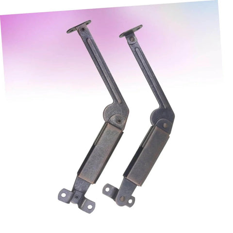 2 Piece Antique Copper Safety Spring Supports For Cabinets And Furniture Easy To Install Spring Arm Hardware
