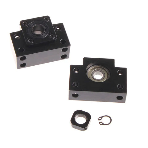 BK10 BF10 end supports for Beefed Up Ball Screw SFU1204 250mm Length 12mm Diameter 4mm Pitch Kit for CNC machines