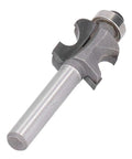 Solid Stile Router Bits With 6mm Cut And 1 4 Shank Woodworking Cutter Tool, close-up view of solid steel bit for cabinet trimming.