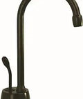 Velosah Instant Hot Water Dispenser Faucet One Handle In Oil Rubbed Bronze With Tank Sold Separately, side view.