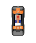 Handheld Wall Scanner And Deep Scan Metal Stud Finder With Automatic Calibration, showing user interface and controls for drywall detection.