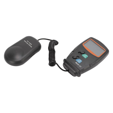 Get Your Lighting Right With A Flexible Illuminance Meter For Office, School, And Factory, 0 To 50000 Lux Range In 3 Gear Modes, Snappy 0.4 Second Sampling, Low Power, Durable ABS Body For Accurate Real Time Light Readings. LX1010B digital light meter with probe and LCD display