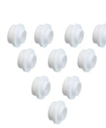 Gasket Insulators 54N01 For WP 17 18 26 Torch 10 Pieces Pro Grade TIG Welding Consumables arranged in triangle