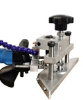 Handheld Pneumatic Glass Safety Angle Chamfering Machine Portable Edge Grinding Tool Built Like A Tank For Job Sites showing close-up of control and precision parts.