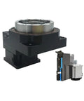 Hella Precise CNC Hollow Rotary Table With Nema17 Stepper Motor And 40Mm Servo Reducer, detailed view of rotary base.