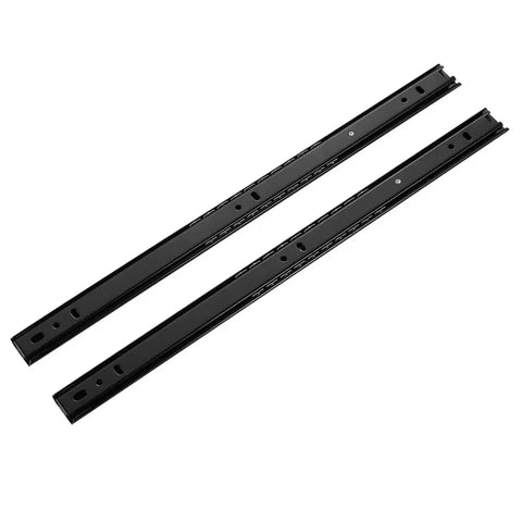 Smooth Glide Drawer Slides 8 To 20 Inch Cold Rolled Steel Two-Section Cabinet Tracks for Kitchen Office and Workshop Furniture Hardware
