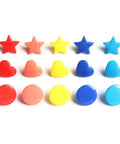 360 Sets Size 20 T5 Round Star Heart Plastic Resin Snaps Poppers Closures For No Sew Crafts And Cloth Projects With Durable Storage Container