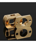 Upgrade Your 3D Printer Game With These Rock Solid 18mm Oldham Couplers Built For CR10 S4 S5 Ender3 Pro V2 Z-axis T8 Screws To Cut Down On Vibration And Boost Print Smoothness Every Single Time brass 3D printer Oldham coupler set, 18mm, for Z-axis T8 lead screws