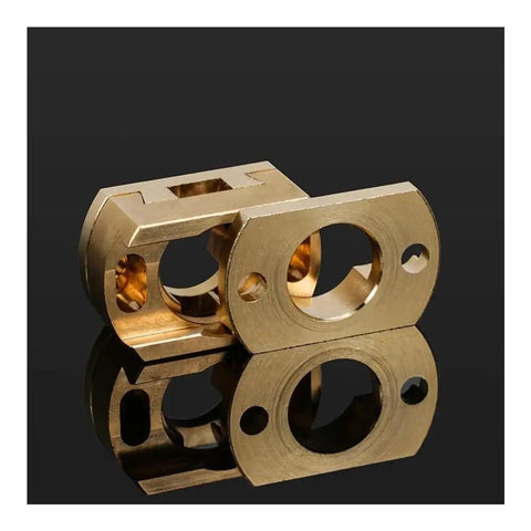 Upgrade Your 3D Printer Game With These Rock Solid 18mm Oldham Couplers Built For CR10 S4 S5 Ender3 Pro V2 Z-axis T8 Screws To Cut Down On Vibration And Boost Print Smoothness Every Single Time brass 3D printer Oldham coupler set, 18mm, for Z-axis T8 lead screws
