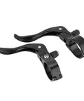 Pair Of Lightweight Aluminum Alloy Road Bike Brake Levers For 31.8mm Handlebars Black Durable And Sturdy With Smooth Braking And Precise Easy Control