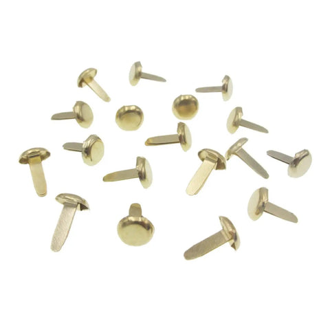 500 Pcs Mini Round Brads Two-Legged Nails For Crafts And DIY Projects Colorful Paper Fasteners For Kids And Scrapbooking