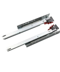 Built Tough Three Section Undermount Drawer Slides for smooth soft close operation and concealed hidden tracks.