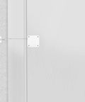 Self Closing Door Closer With 1.2m Wire, No Fuss Install White ABS Plastic, Residential Grade Door Closer For Exterior And Interior Doors