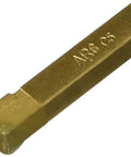 Carbide Tipped Tool Bit Right Hand AR6 C5 For Steel Three Eighths Inch Square Shank Two And A Half Inches Long Grade C5 Straight Turning Tool Ten Pack