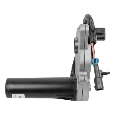 Heavy Duty NP263 Transfer Case Shift Motor Actuator side view with two pin pigtail connector for models through 2005.