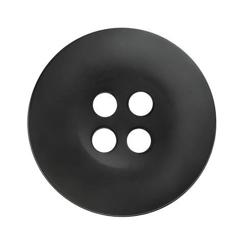 Rock Solid Military Spec Tactical Buttons For Army Fatigues And Law Enforcement Four Hole Melamine Fasteners Style 26 Black button 19mm size.