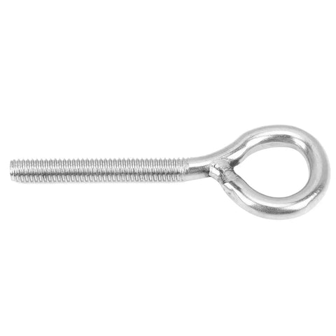 Garage Ready Stainless Steel Eye Nut And Bolt Kit For DIY Projects M4 Size 20 Pieces Eye Nuts And Bolts For Fastening And Suspension Handy Hardware Set For Home Workshop And Industrial Use M4 stainless steel eye bolt