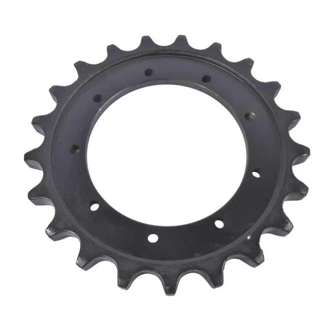 Must-Have 21 Tooth 9 Hole Drive Sprocket Perfect Fit For John Deere 328 334 231 325 331 Mowers, durable steel construction with nine holes.