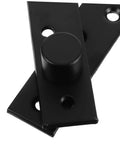 360 Degree Pivot Hidden Door Hinge For Commercial Doors Concealed Pivot Hardware For Bookcases And Cabinets Stainless Steel Dual Hinges with black finish